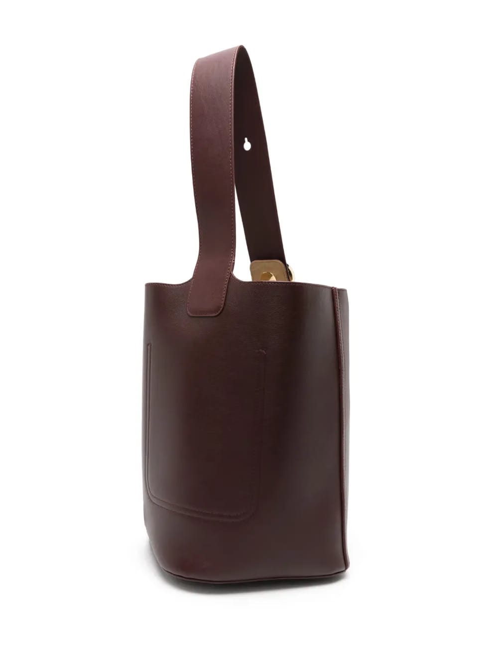 Pebble leather bucket bag