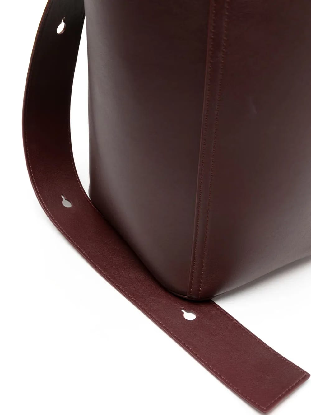 Pebble leather bucket bag