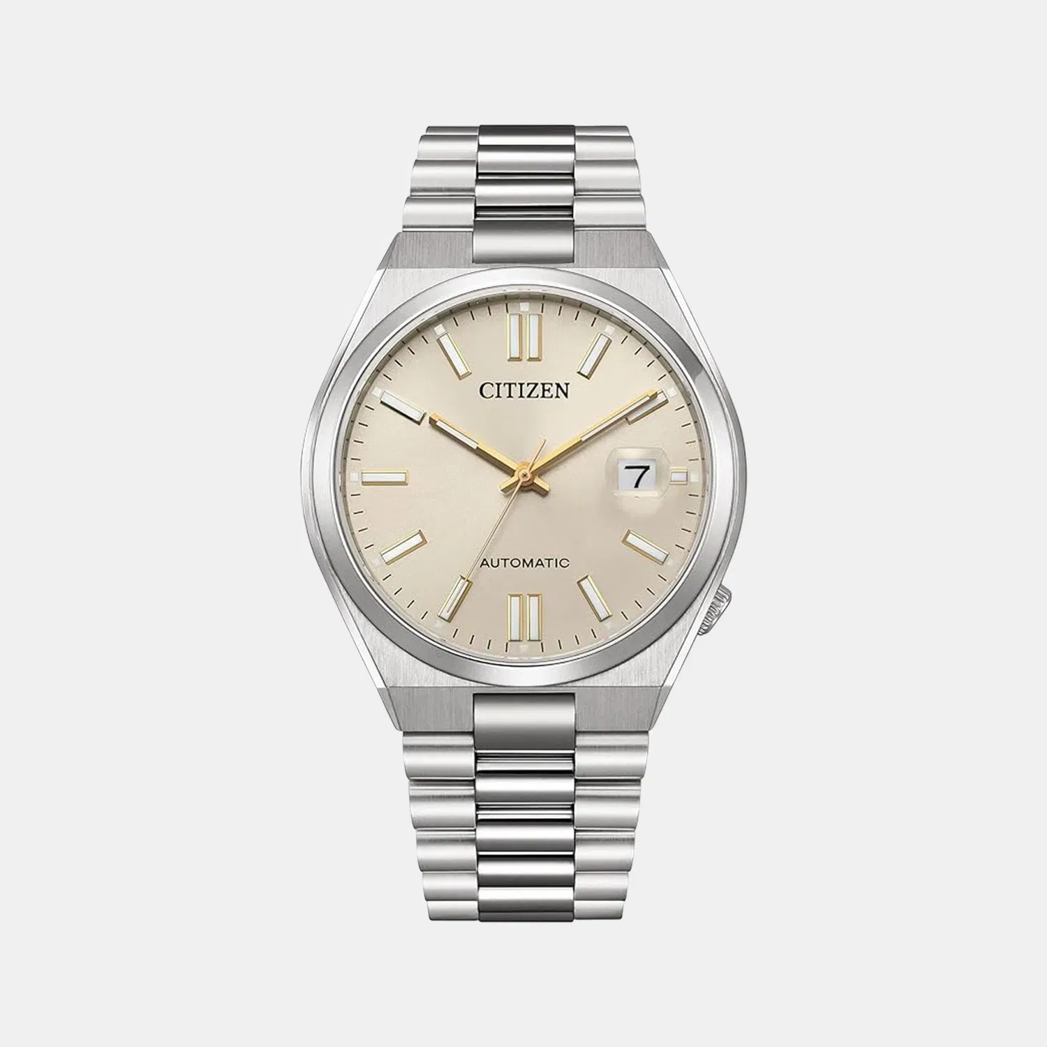Citizen Tsuyosa Men Automatic Cream Dial Analog Stainless Steel Nj0151-88W