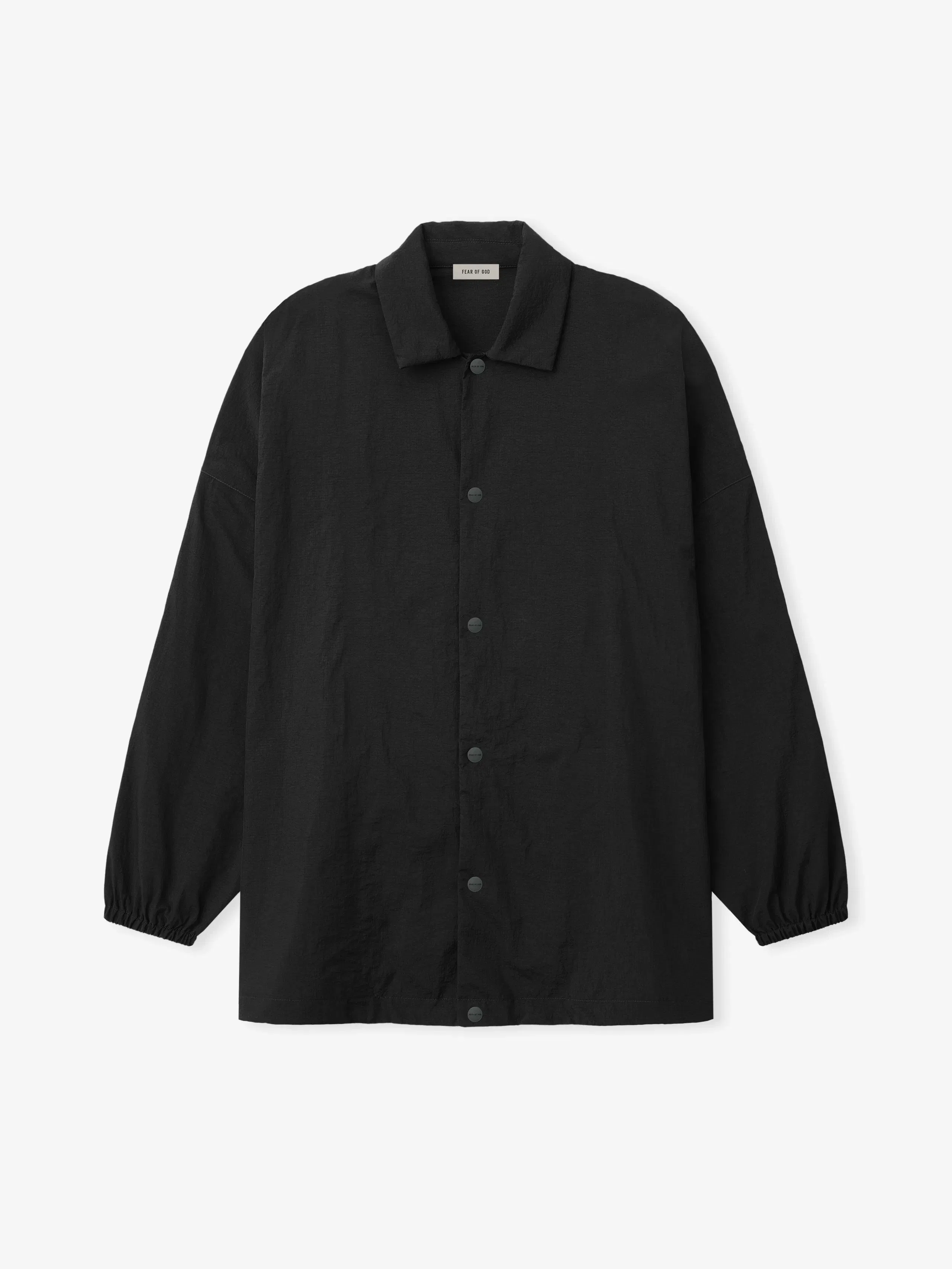 Essentials Nylon Ripstop Tech Windbreaker Black
