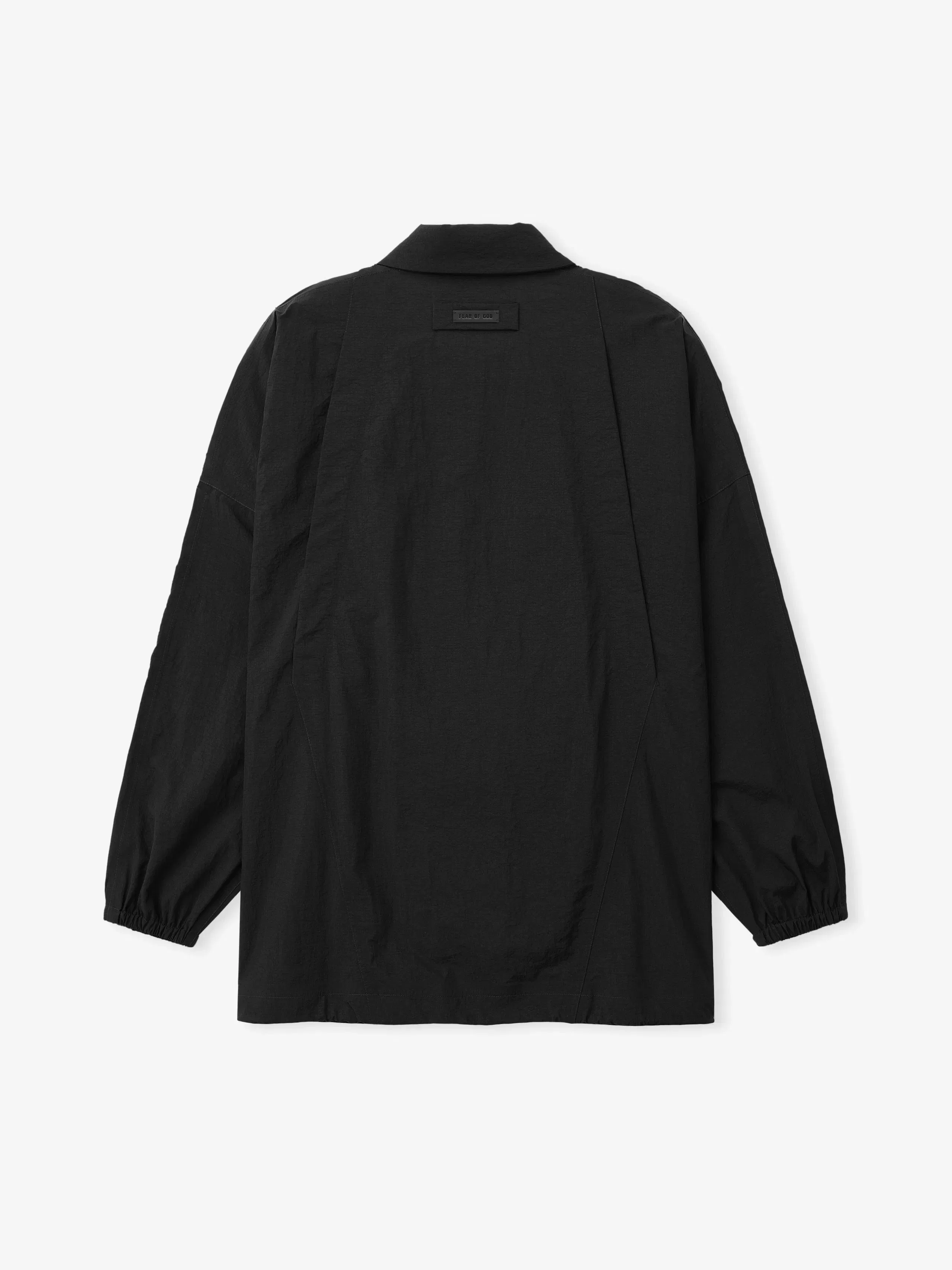 Essentials Nylon Ripstop Tech Windbreaker Black