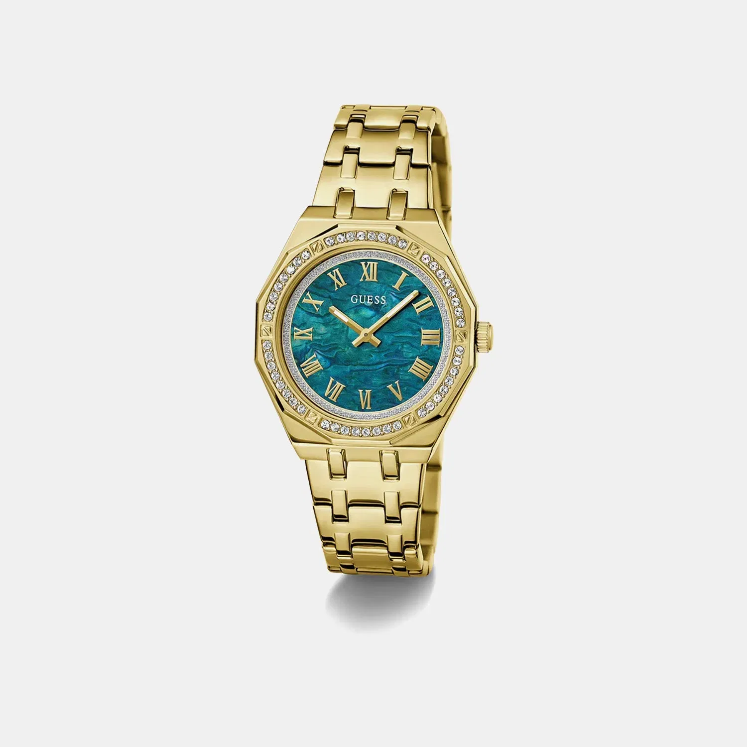 Guess Gd Desire Women Quartz Green Dial Analog Stainless Steel Gw0770L2