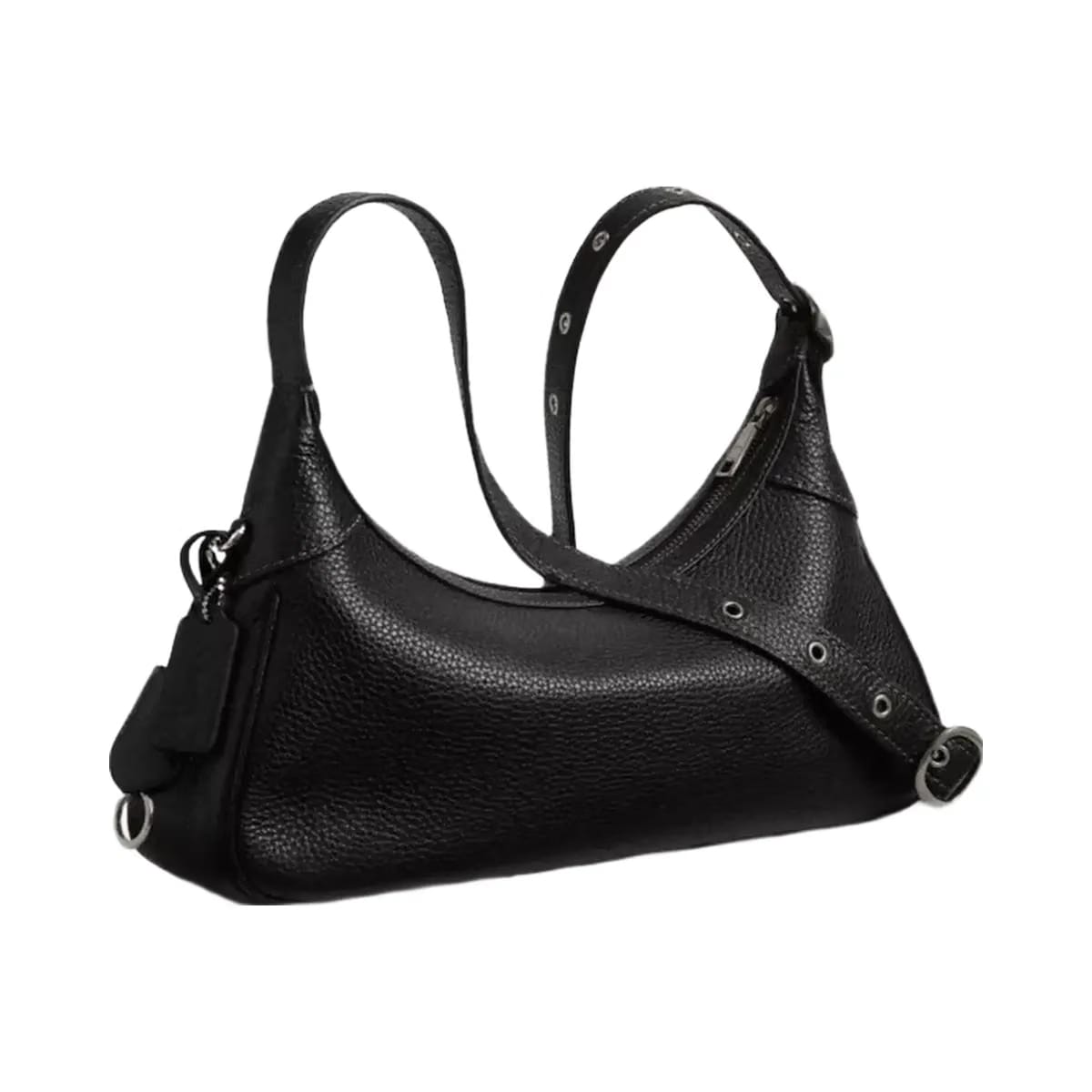 Coach Ella Small Shoulder Bag in Gunmetal Black