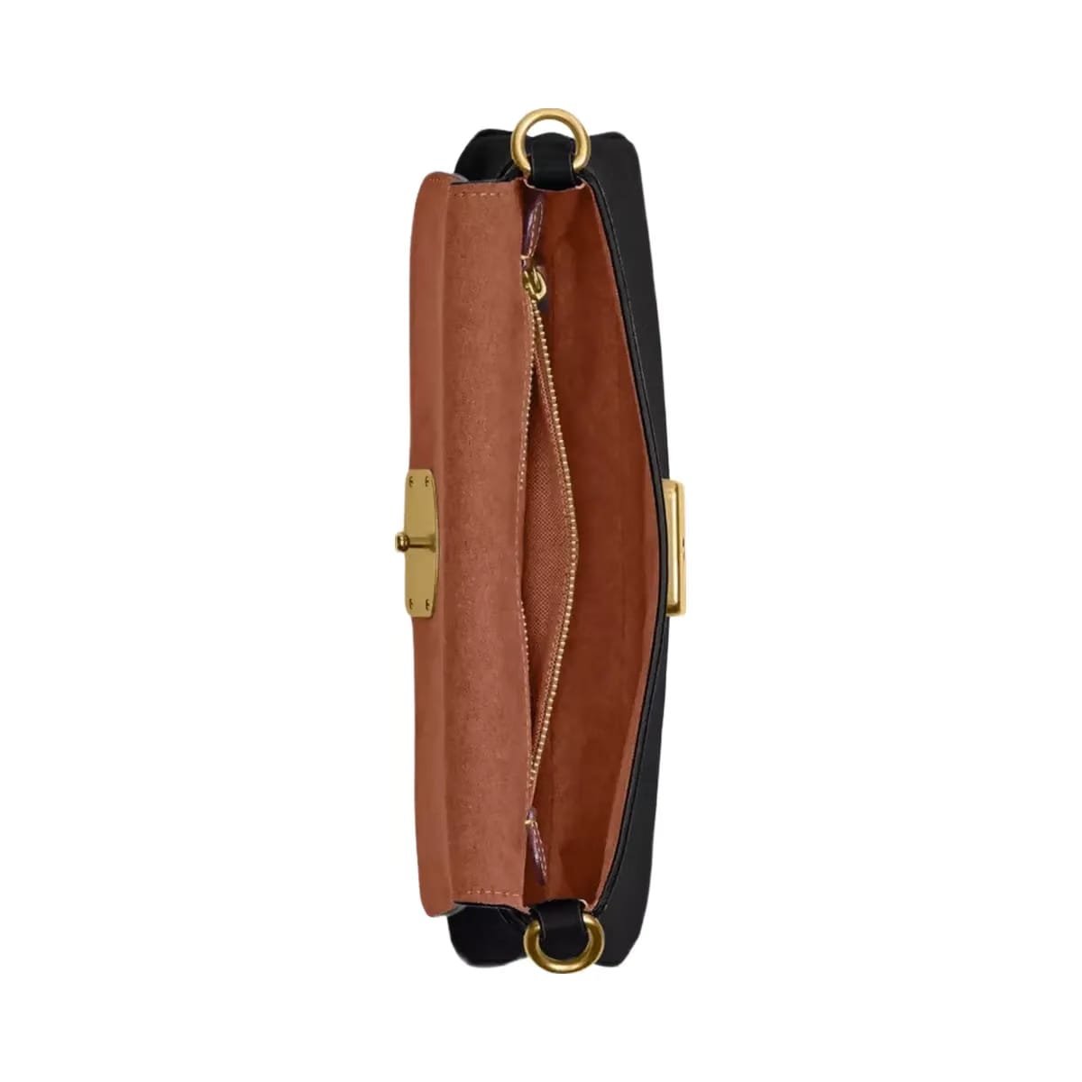 Coach Jet Shoulder Bag in Brass Black