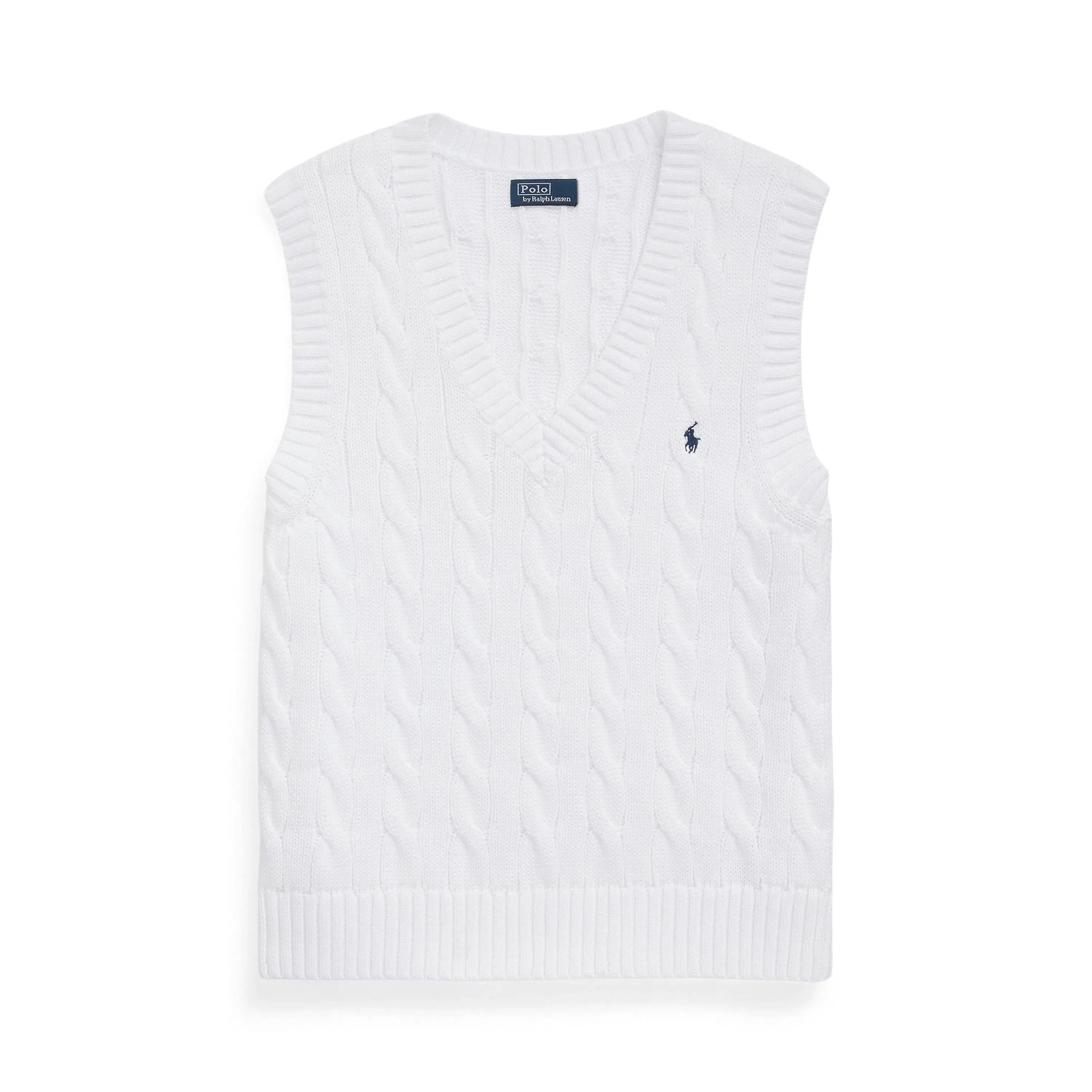 Cable Knit Sleeveless Jumper