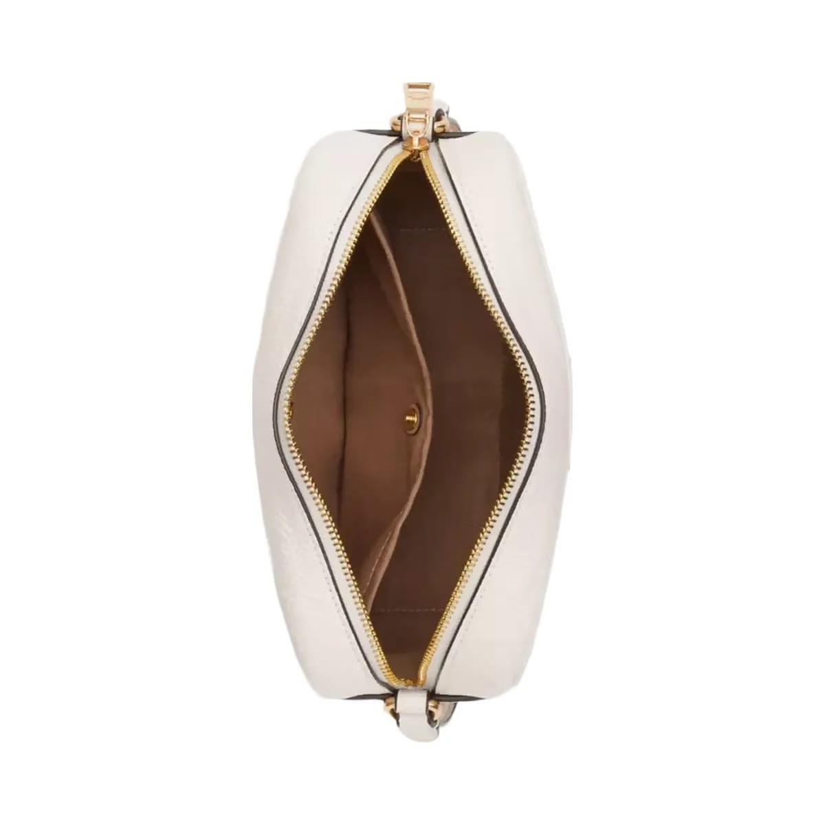 Coach Jamie Camera Bag Pebbled Leather-Gold-Chalk