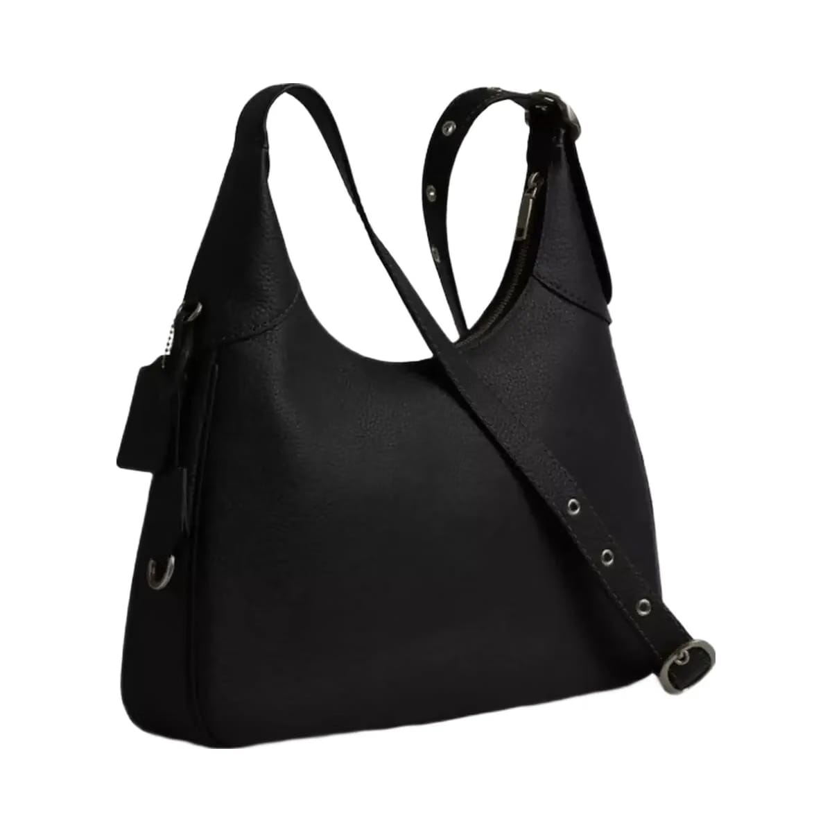 Coach Ella Shoulder Bag in Gunmetal Black