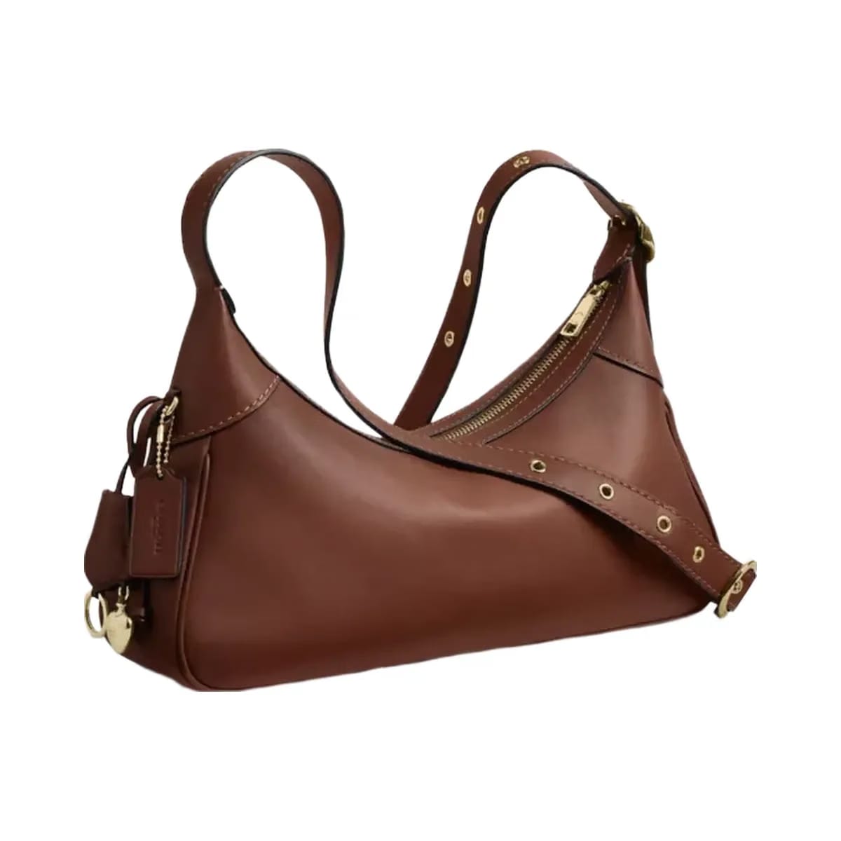 Coach Ella Small Shoulder Bag in Gold Redwood