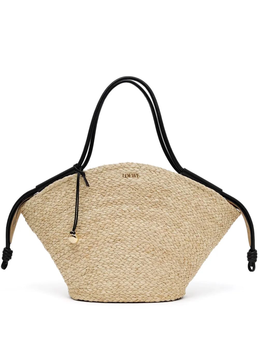 large Paseo raffia tote bag