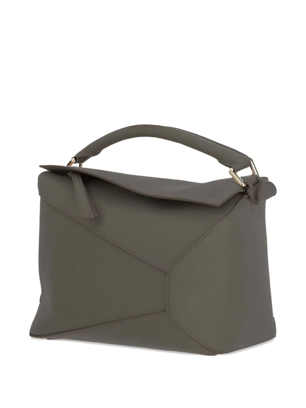 mini embossed-logo top-handle tote bag
