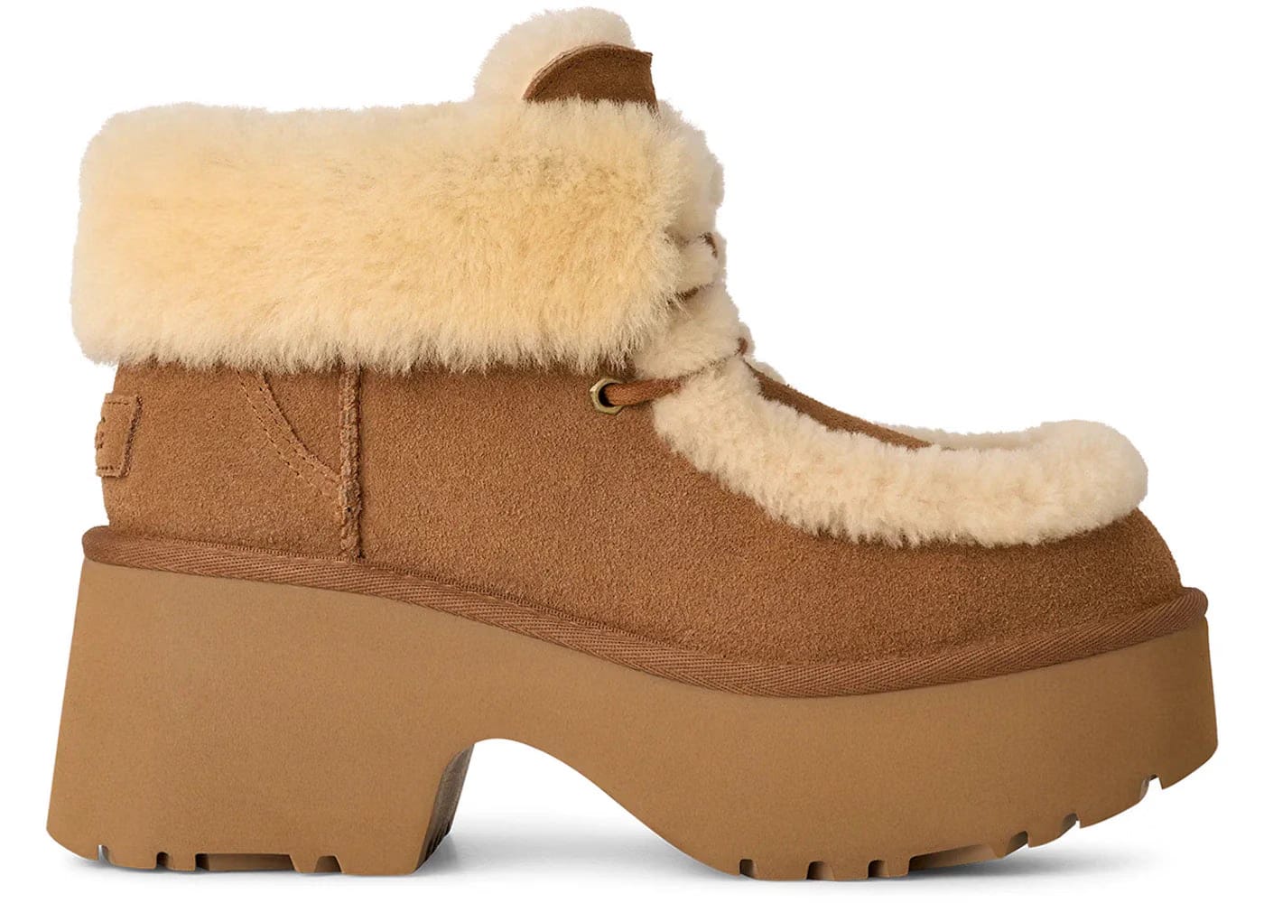 Ugg Esmee Lace Up Boot Chestnut Womens