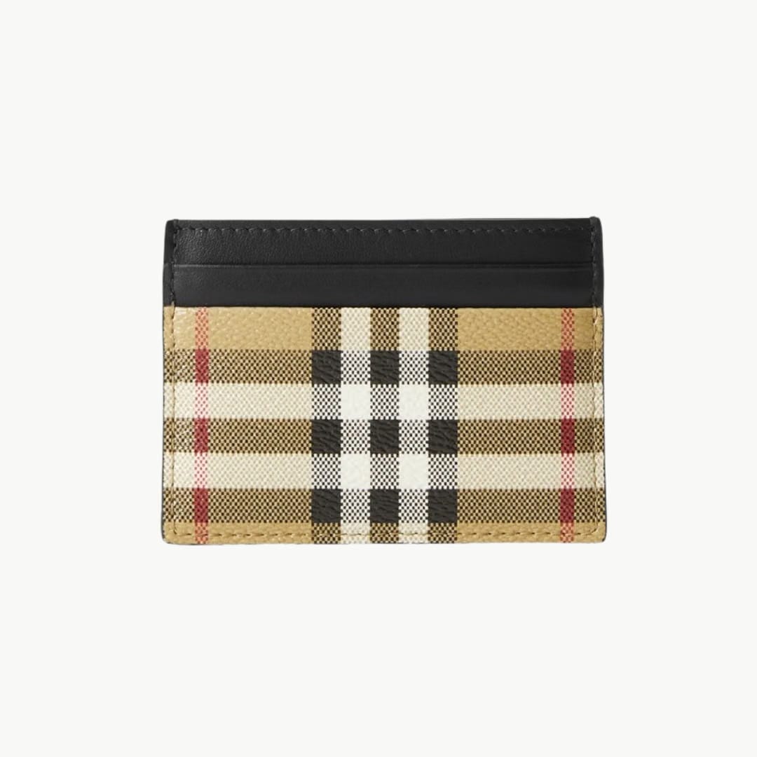 BURBERRY SANDON CHECK CARD CASE