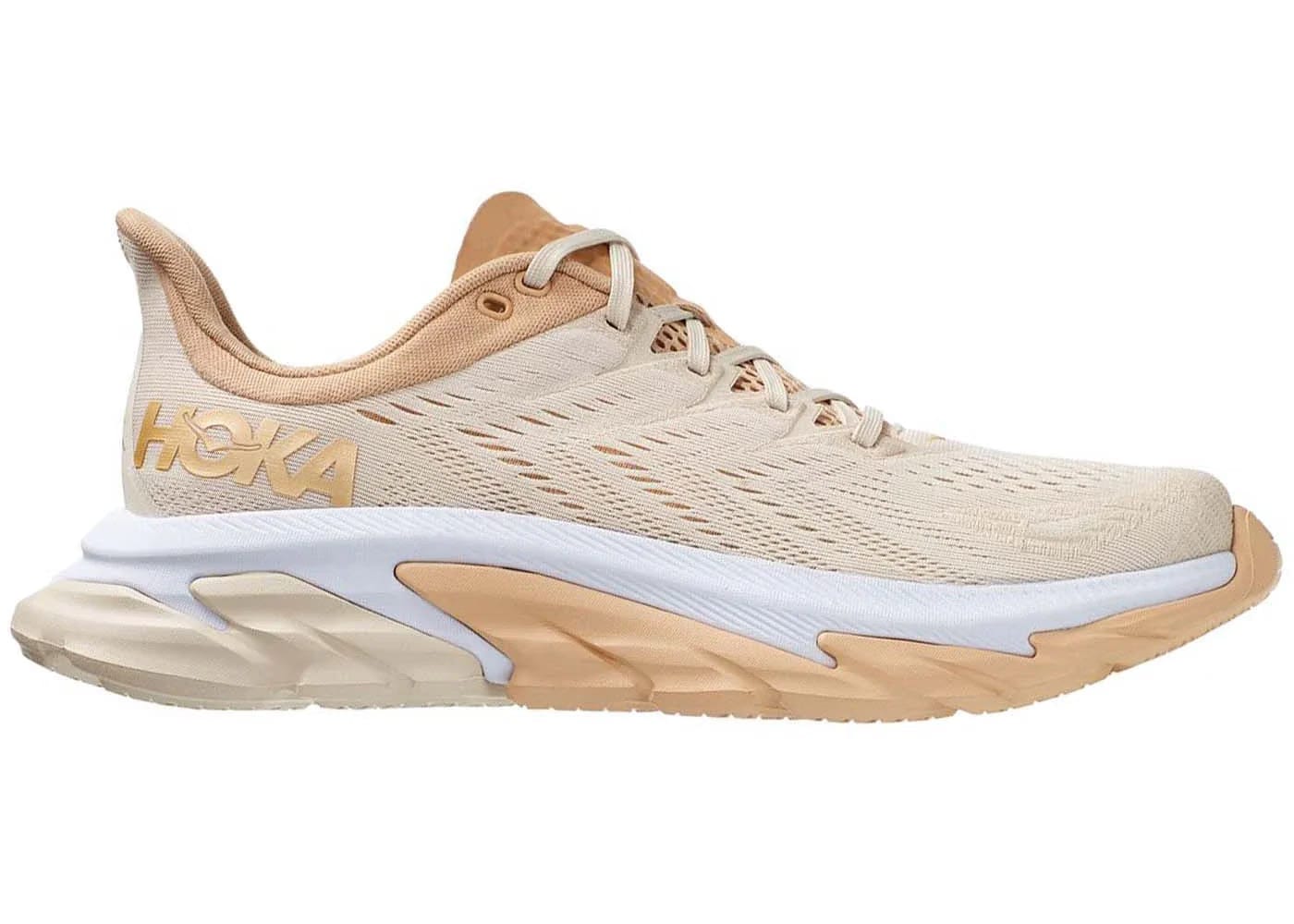 Hoka One One Clifton Edge Almond Milk Beige