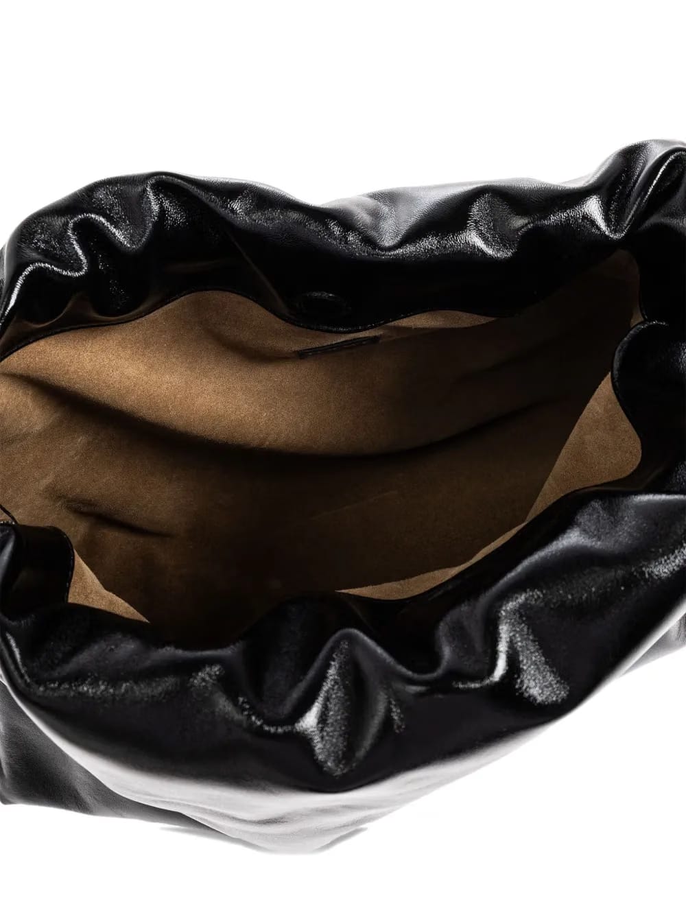 large Flamenco knotted leather shoulder bag