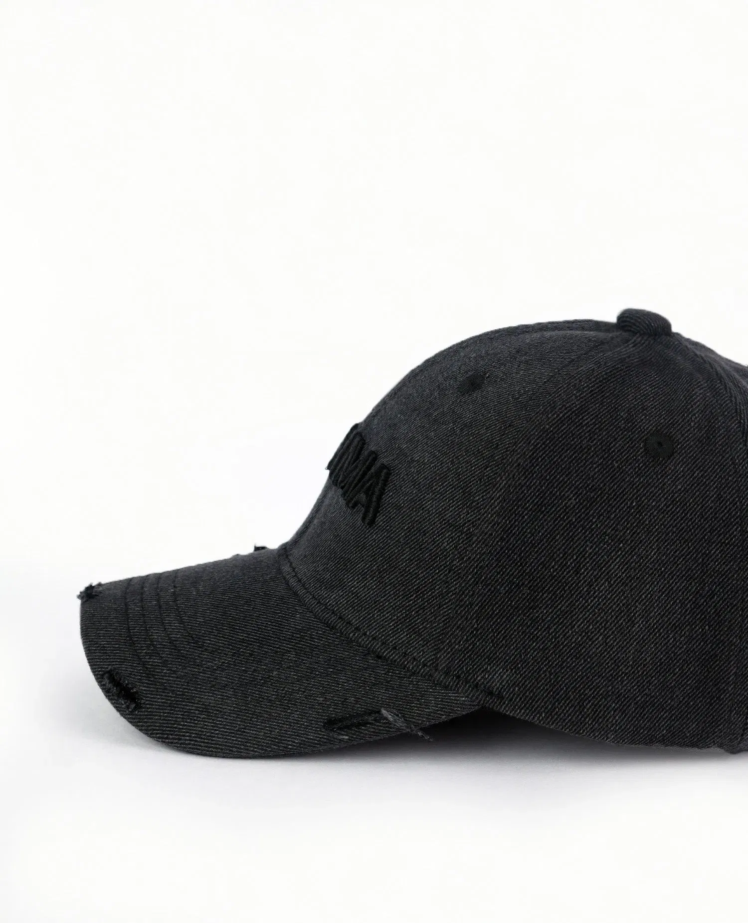 All Black // Denim Baseball Cap