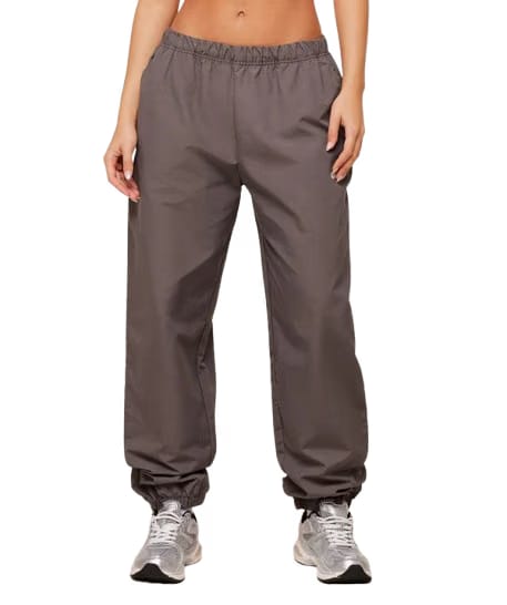 Women's Gymshark Woven Track Pant Cool Brown
