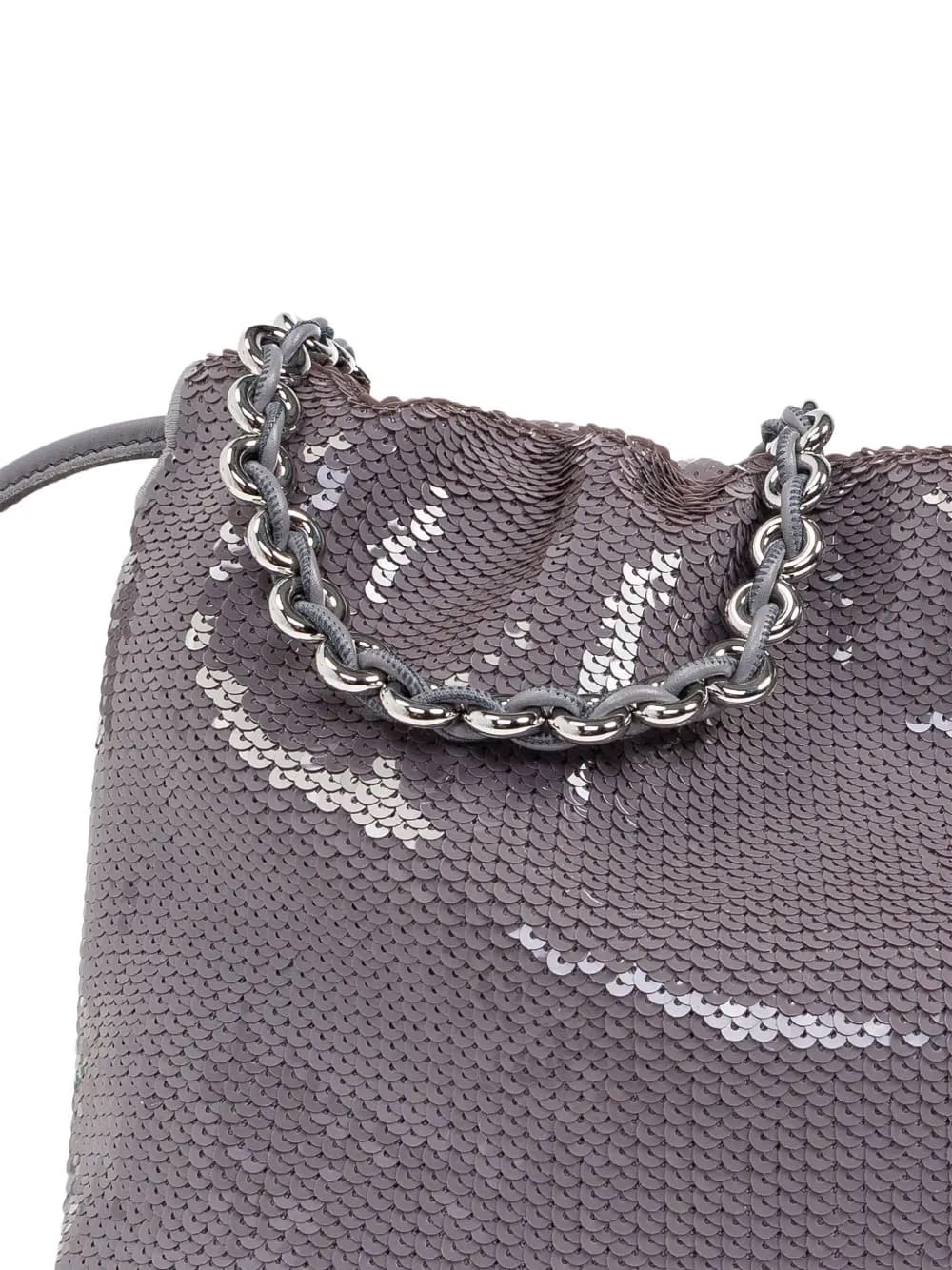 sequin-embellished shoulder bag