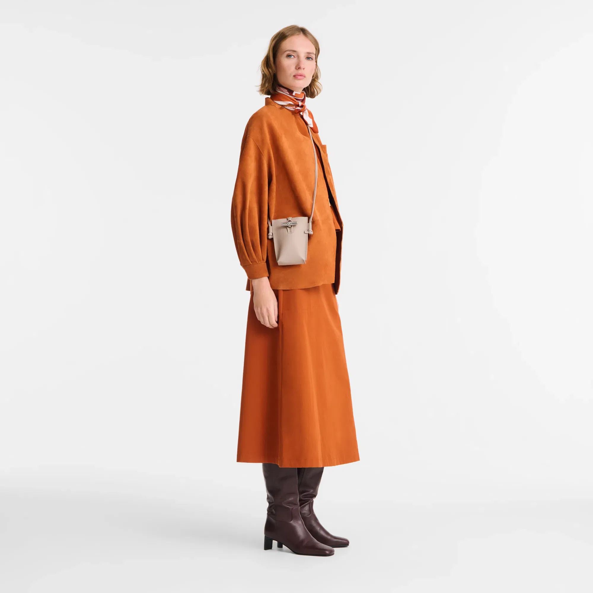Longchamp Le Roseau Phone case Clay