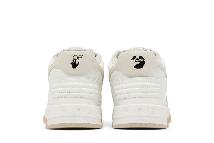 OFF-WHITE Out Of Office OOO Low Tops White Beige