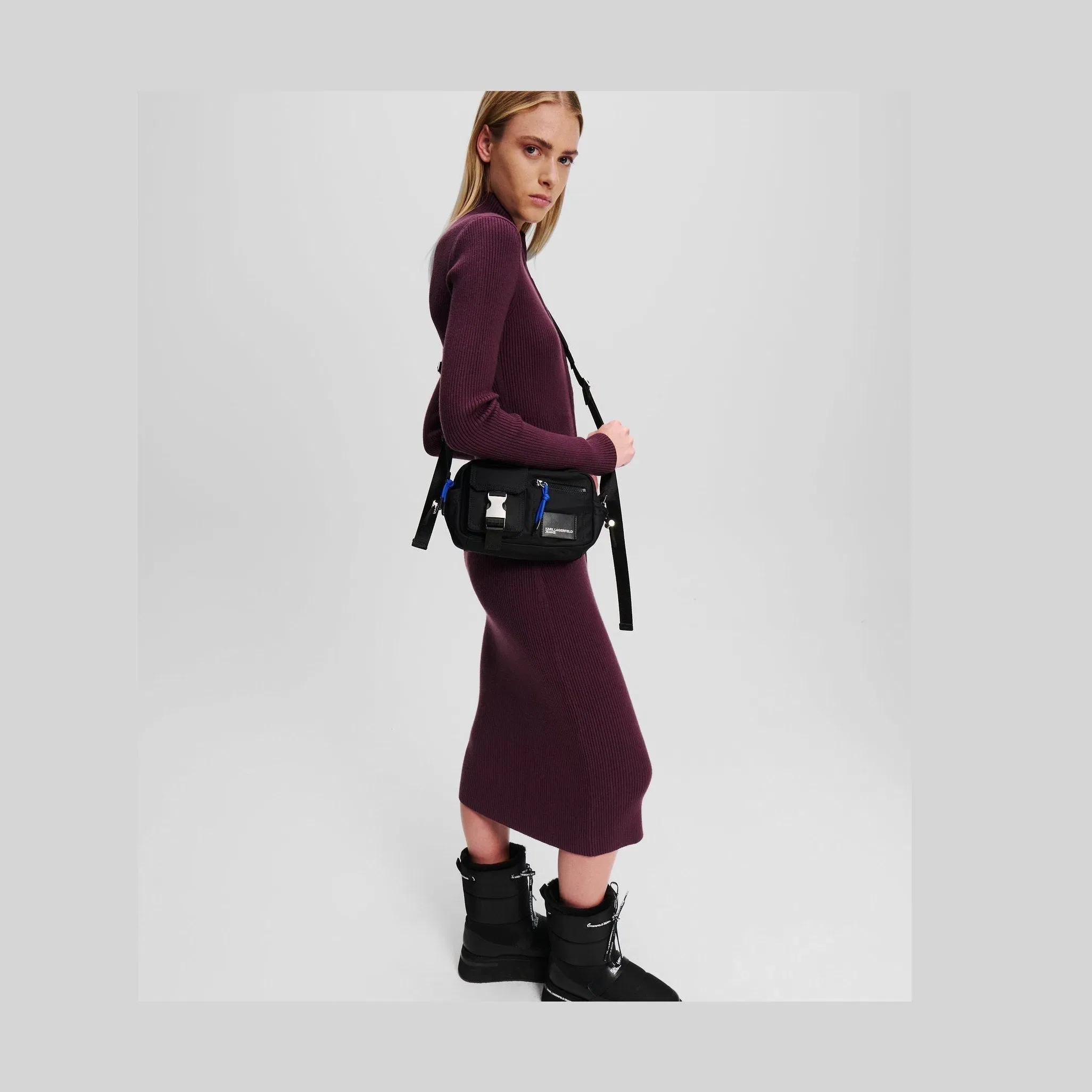 Karl Lagerfeld Street Nylon Camera Bag Black