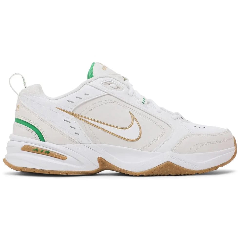 Nike Air Monarch IV 'White Lucky Green Gold'