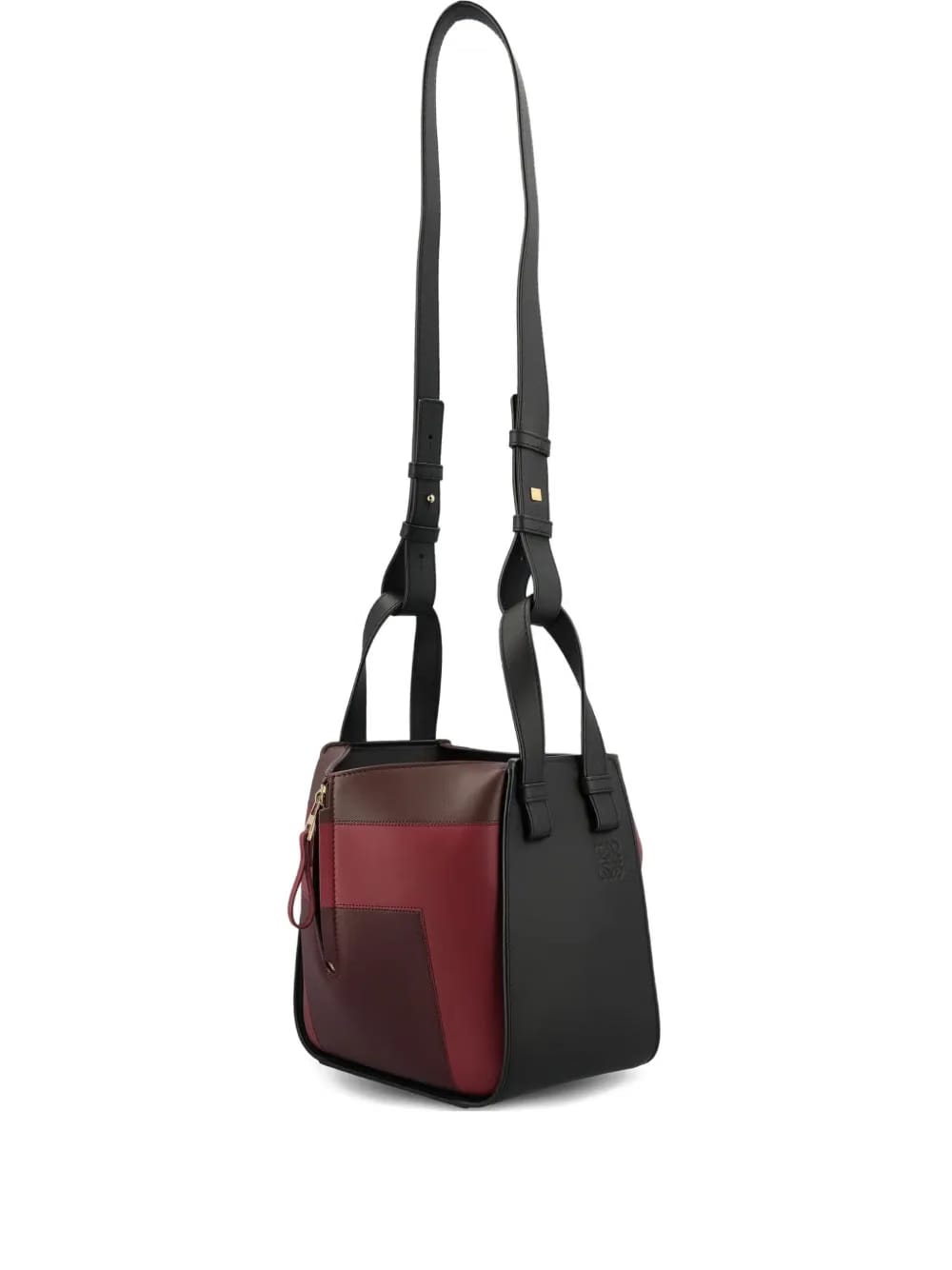 x Albers Hammock panelled leather tote bag