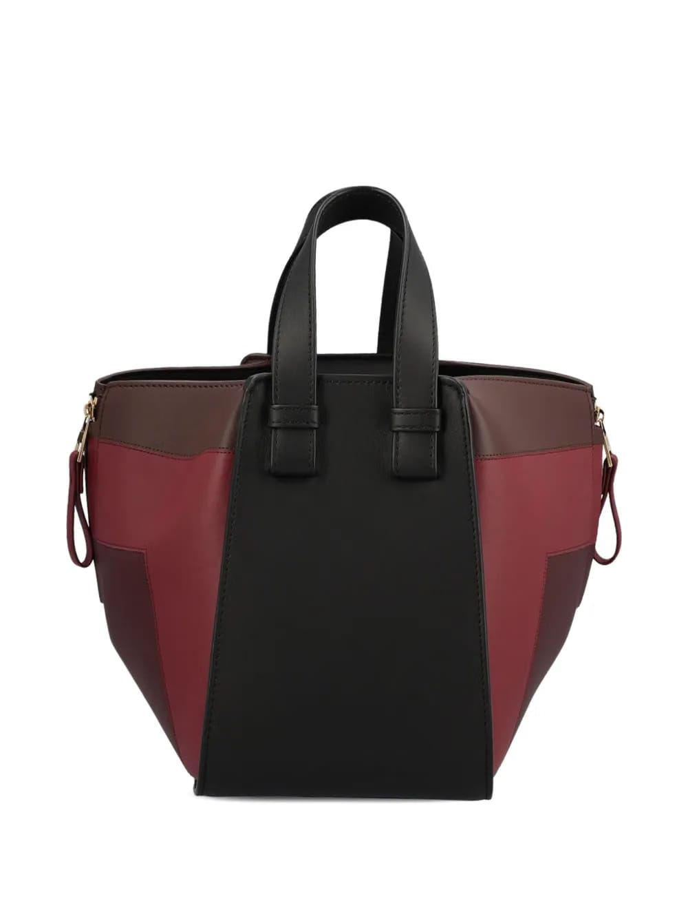 x Albers Hammock panelled leather tote bag