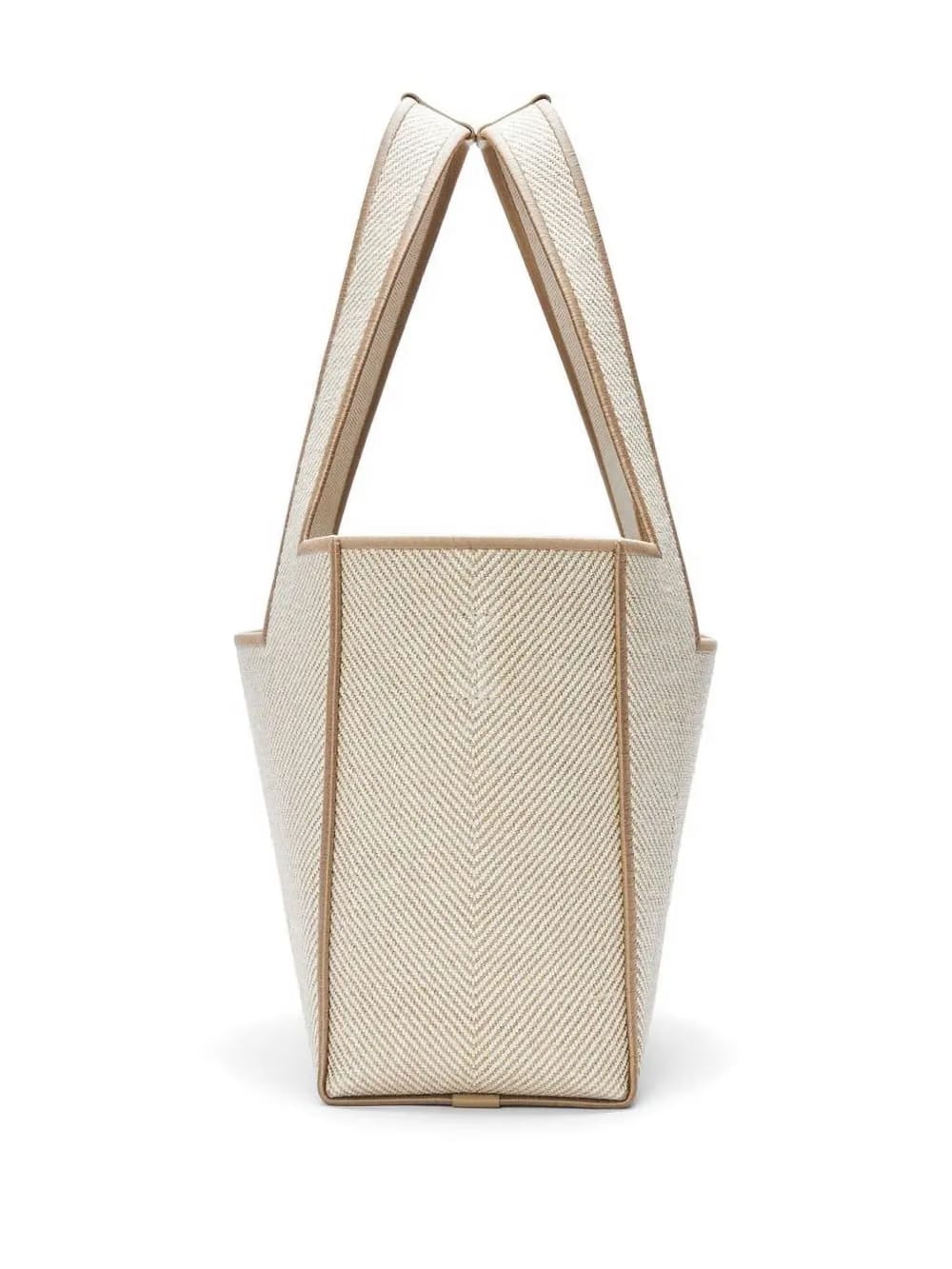 medium herringbone-pattern tote bag
