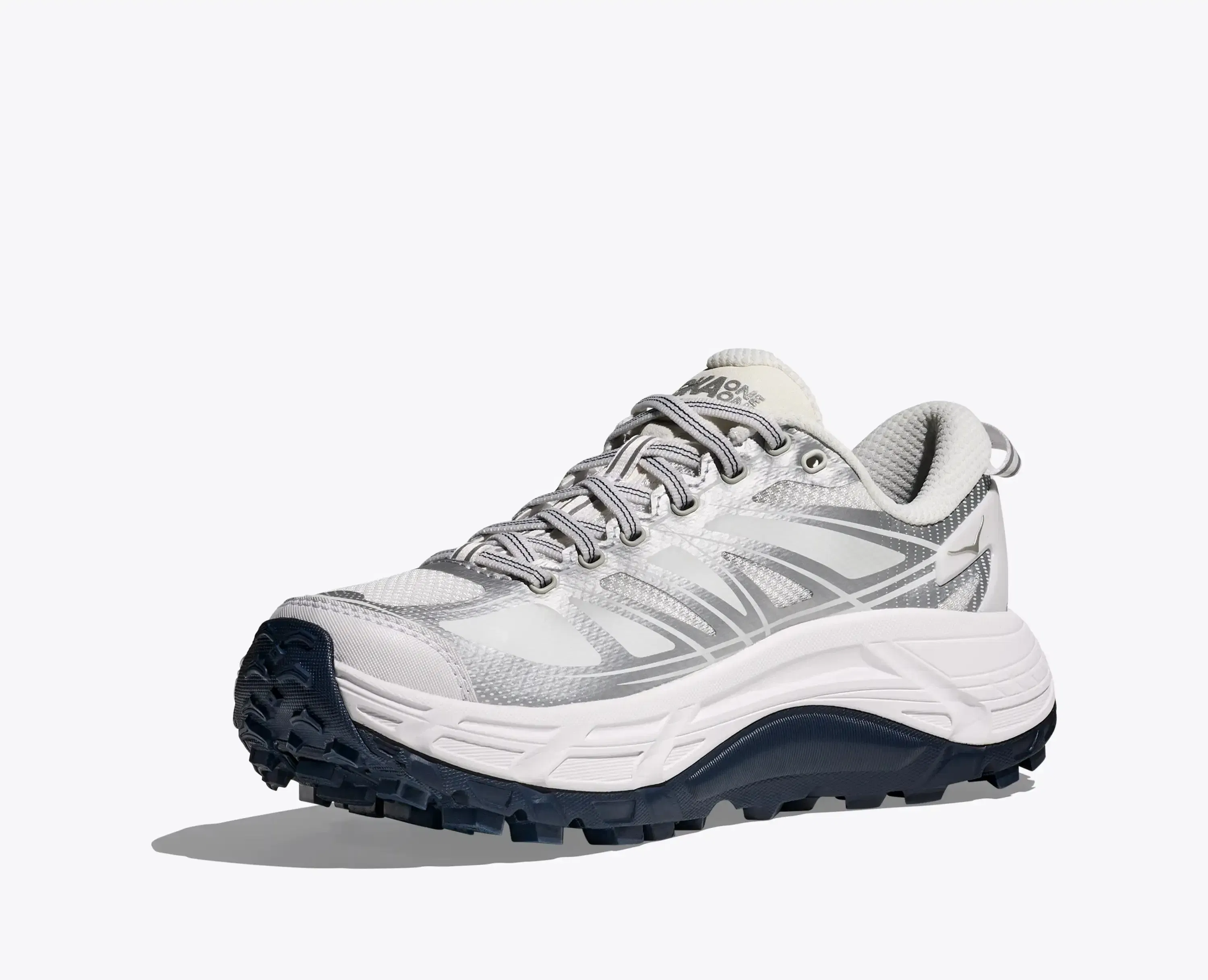 Hoka Mafate Speed 2 White Silver