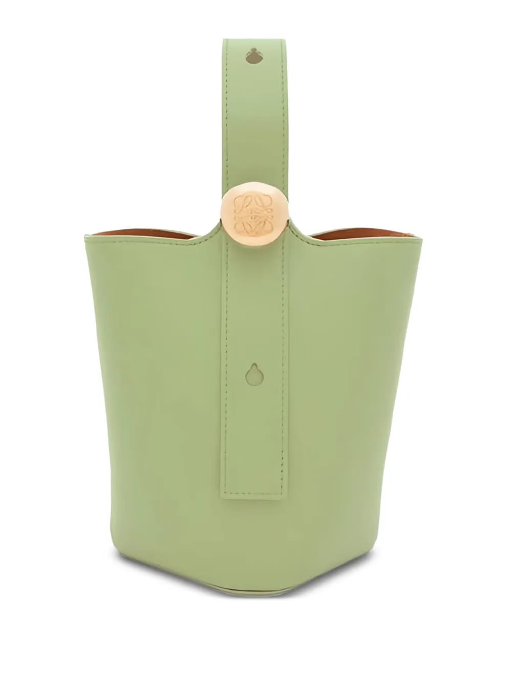 mini Pebble calfskin bucket bag