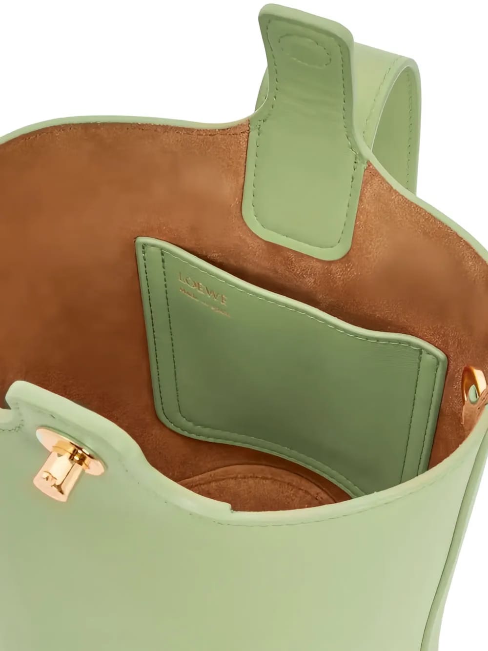 mini Pebble calfskin bucket bag