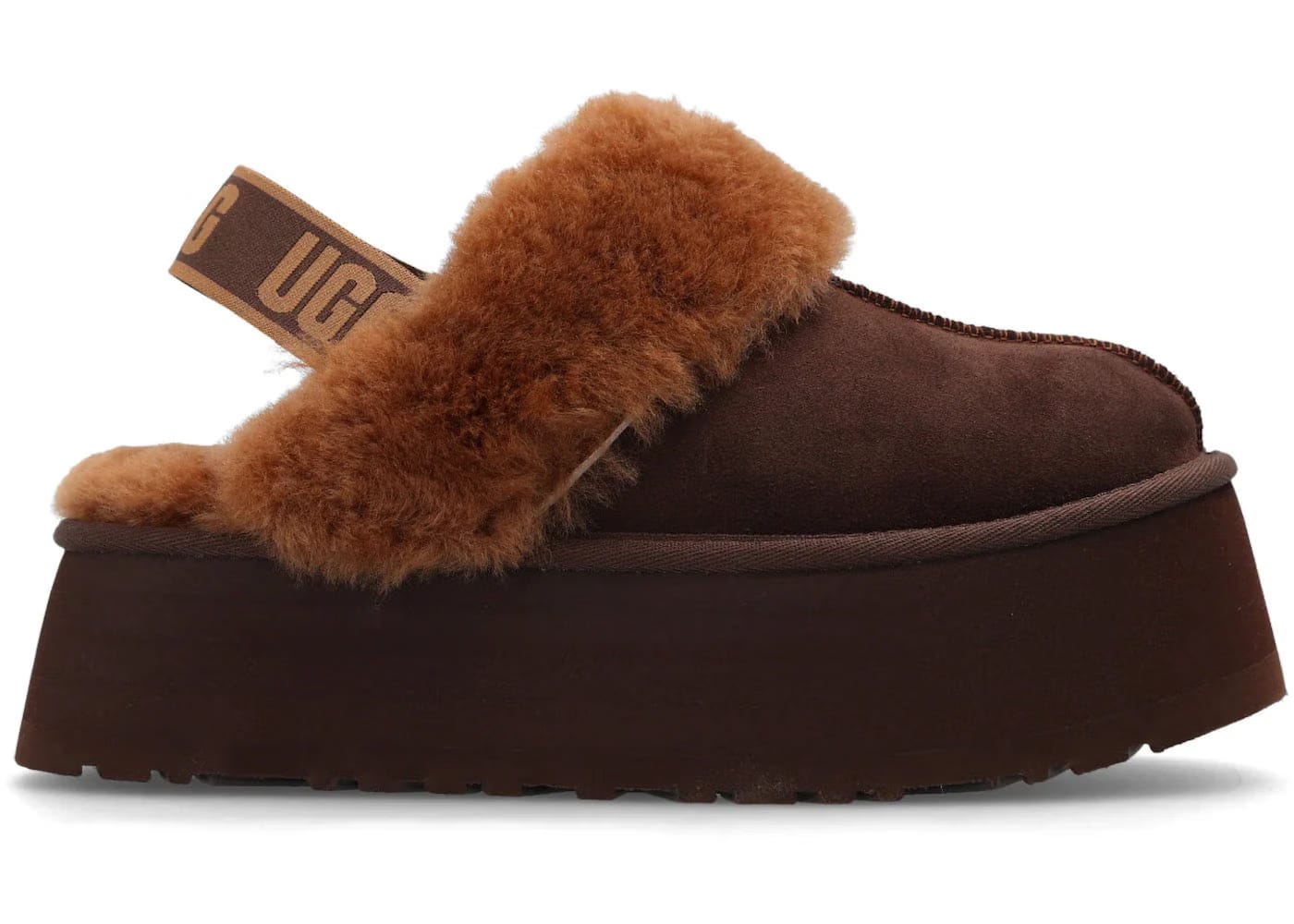 Ugg Funkette Slipper Burnt Cedar Womens