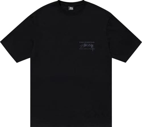Stussy Smooth International T-Shirt Black
