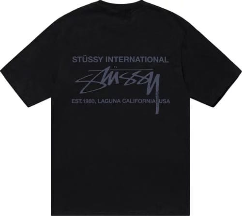 Stussy Smooth International T-Shirt Black