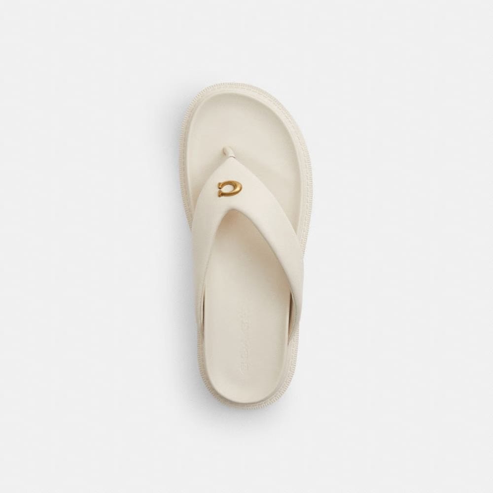 Women's Coach Brynn Thong Sandal Chalk