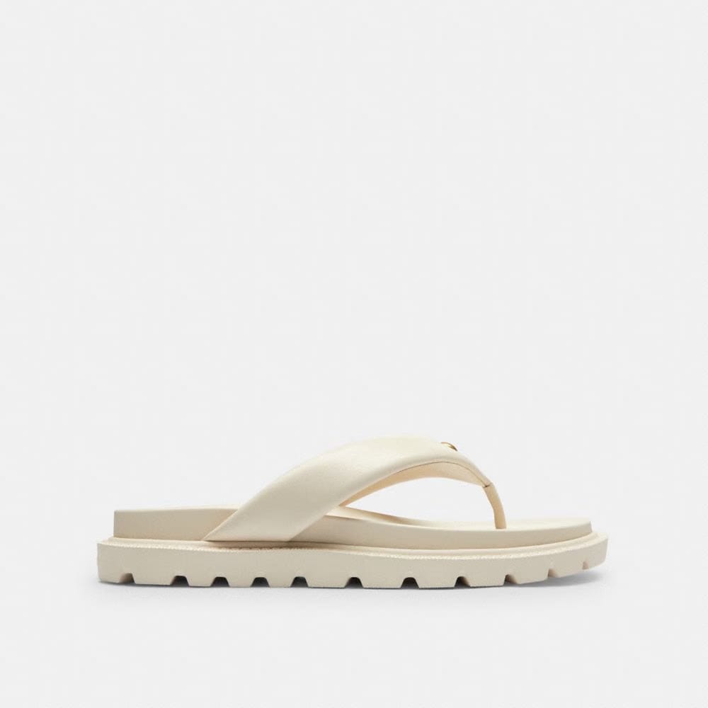 Women's Coach Brynn Thong Sandal Chalk