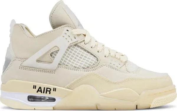 Off-White x Air Jordan 4 Retro "Sail"
