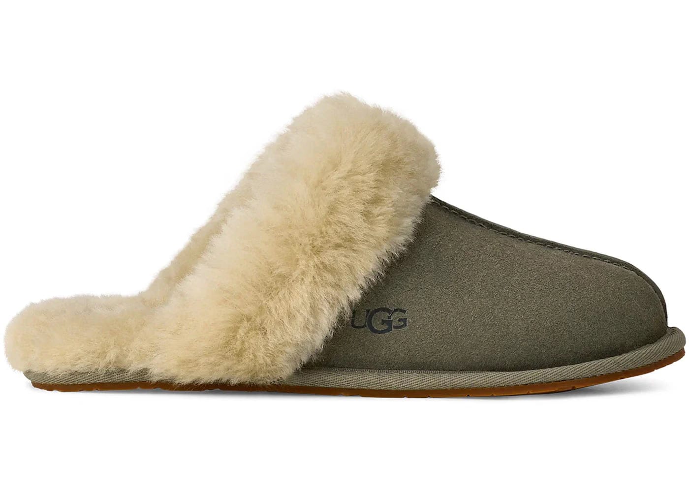Ugg Scuffette Ii Slipper Moss Green Muted Brass Womens