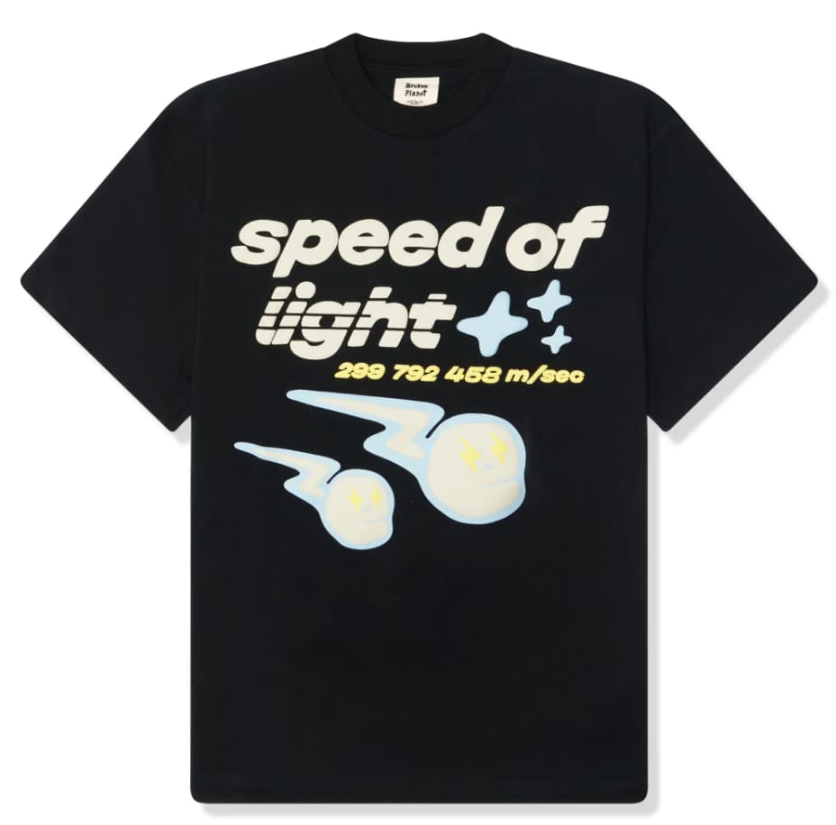 Broken Planet Market Speed of light T-Shirt