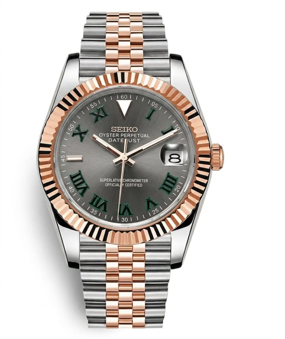 Seiko Mod Datejust Wimbledon Two-Tone