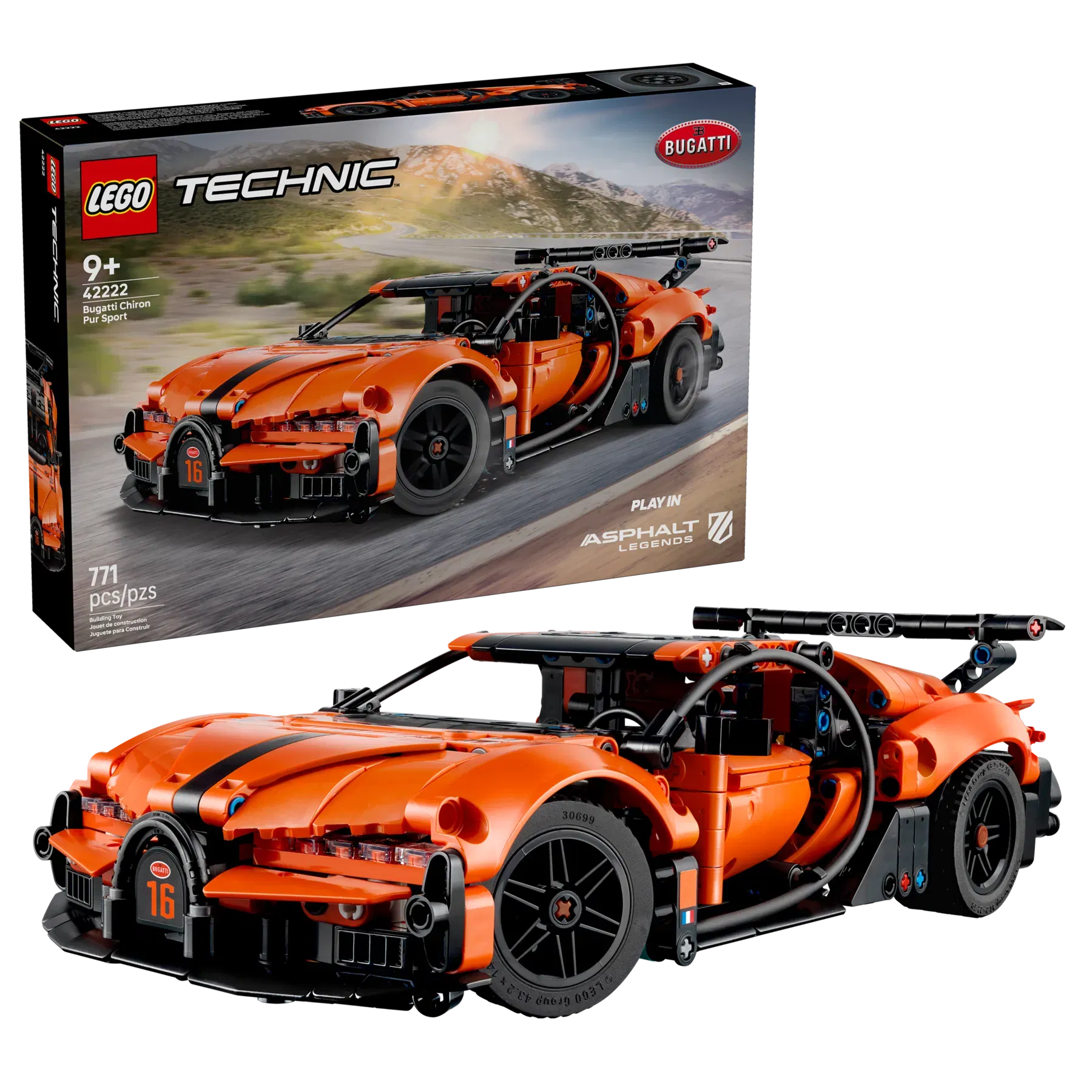 Lego Bugatti Chiron Pur Sport Hypercar