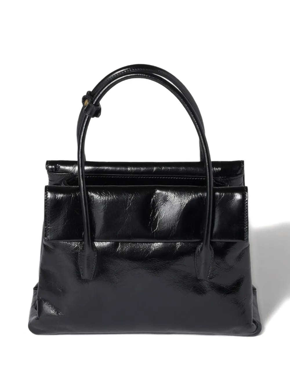 Solitaire leather tote bag