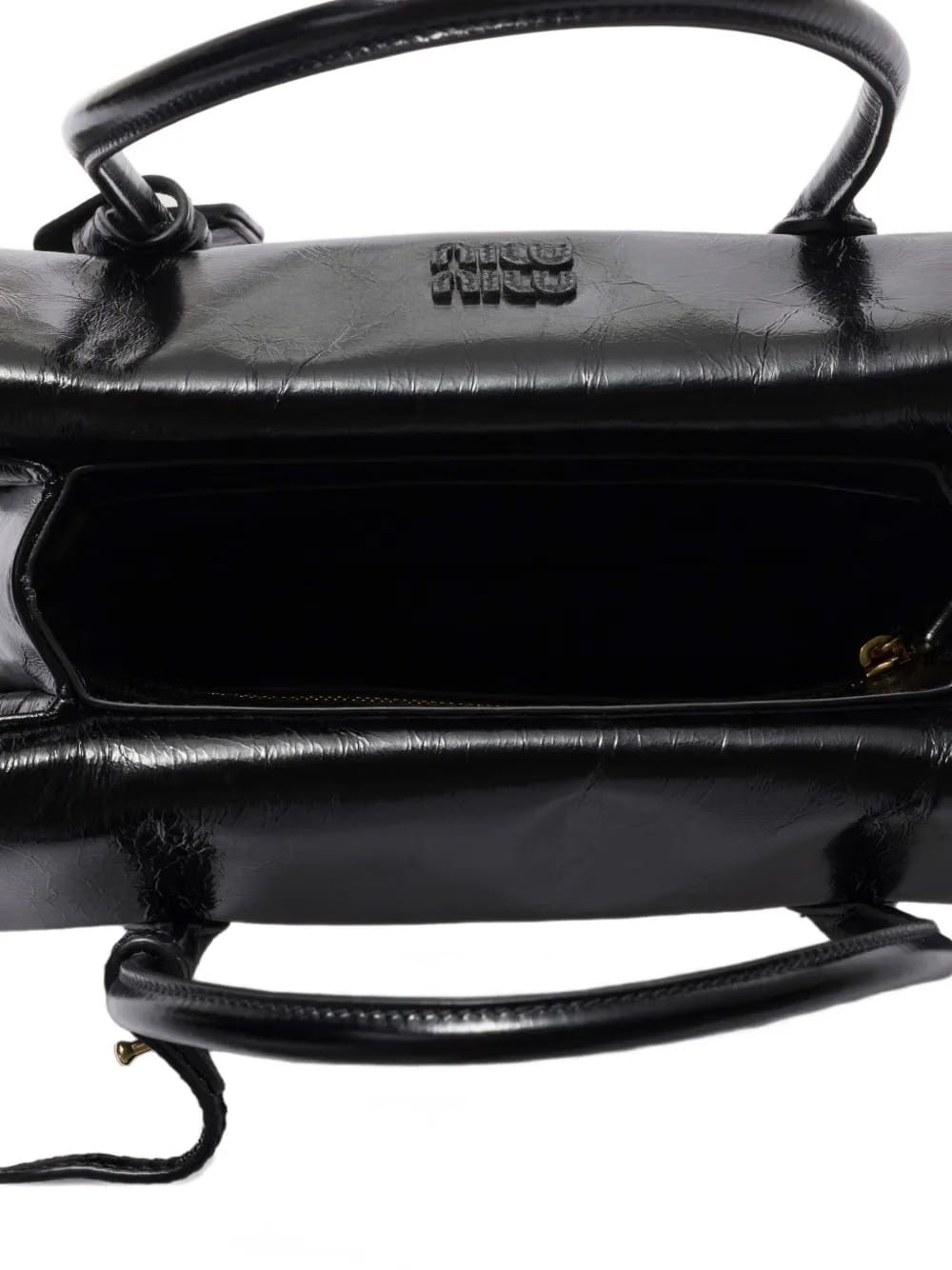 Solitaire leather tote bag