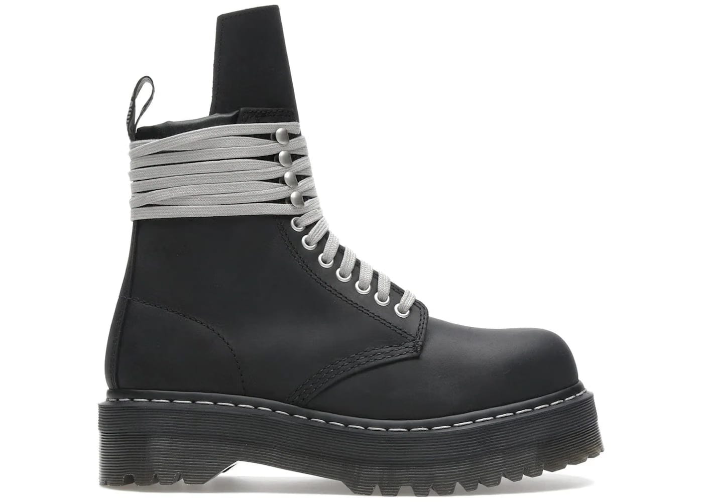 Dr. Martens 1460 Drkshdw Quad Sole Steel Toe Boot Rick Owens Black