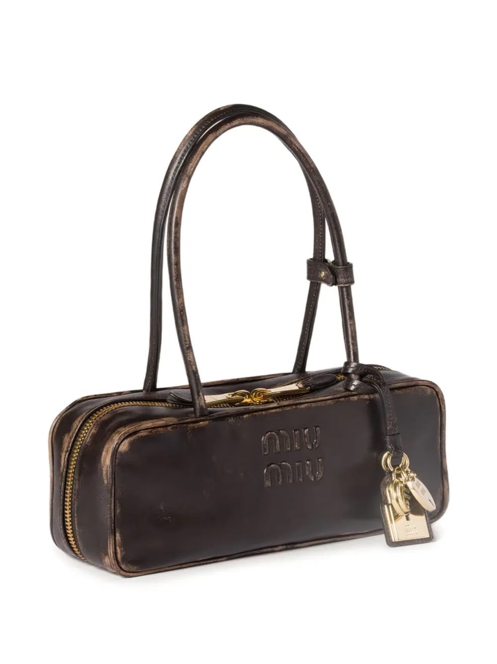 Beau logo-embossed tote bag