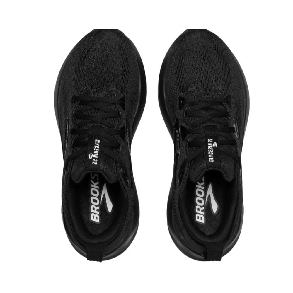 Brooks Glycerin 22 Black Black Ebony