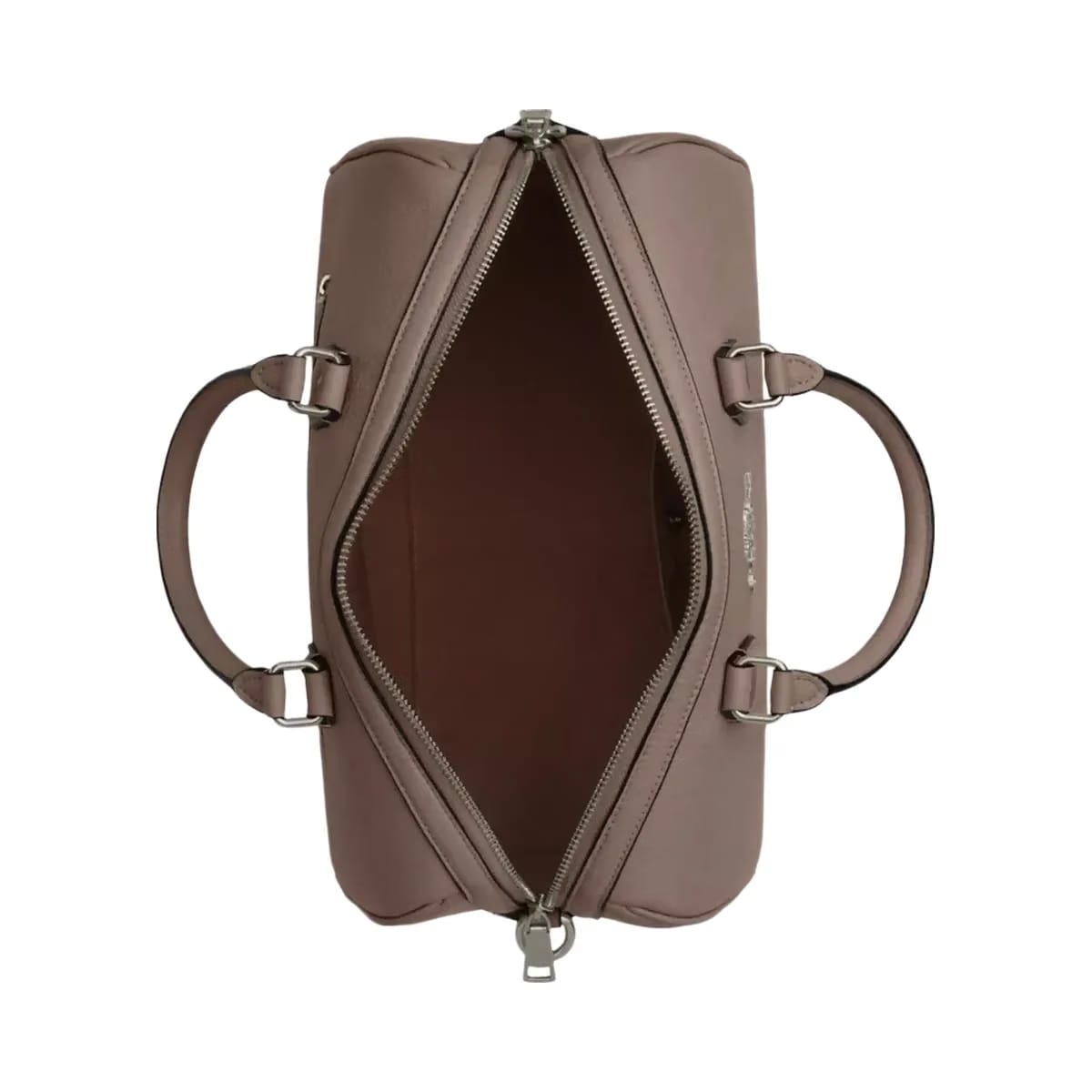 Coach Rowan Large Satchel Bag in Gunmetal Dark Stone