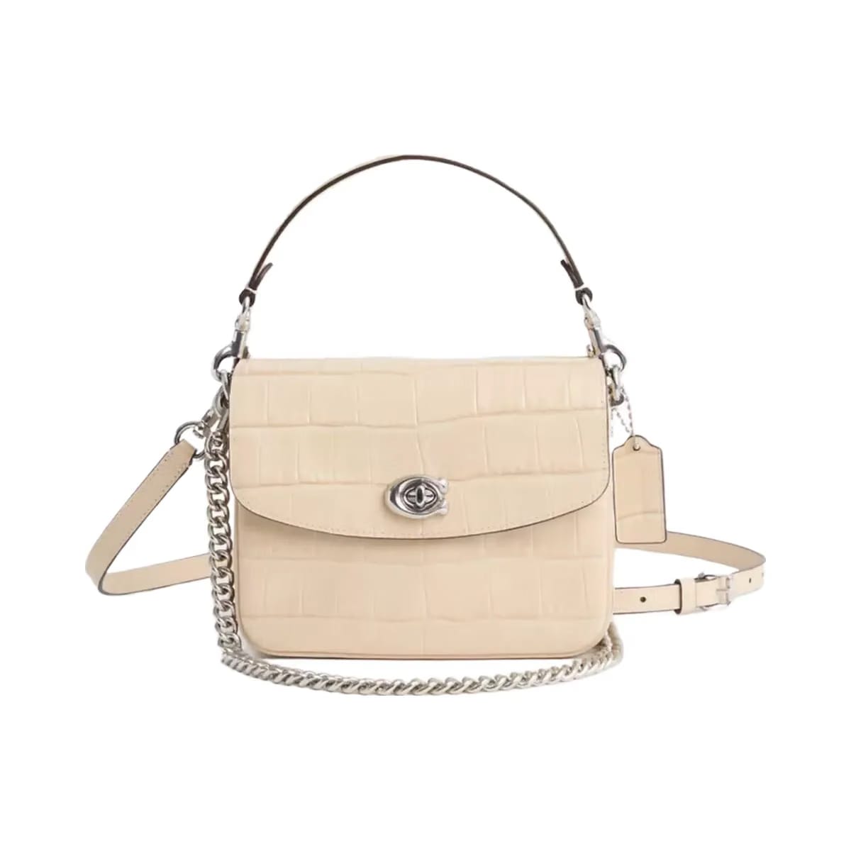 Coach Restored Cassie Crossbody Bag 19 in Silver Ivory