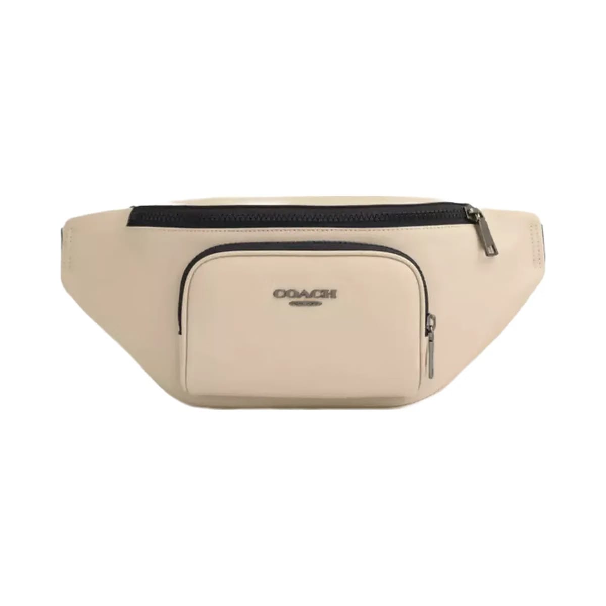 Coach Racer Small Belt Bag in Gunmetal Ivory