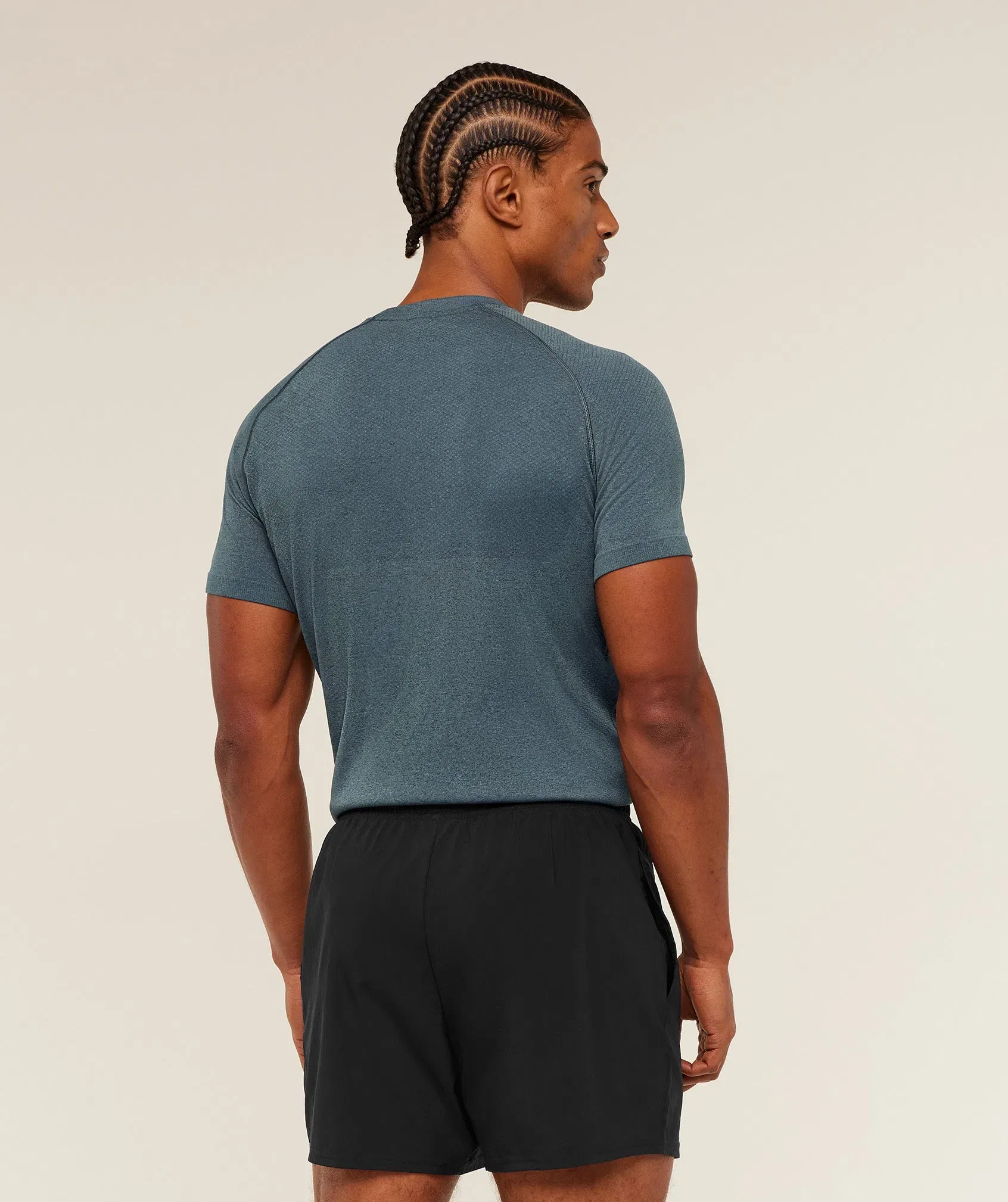Gymshark Vital Seamless T-Shirt - Iron Blue / Stealth Blue